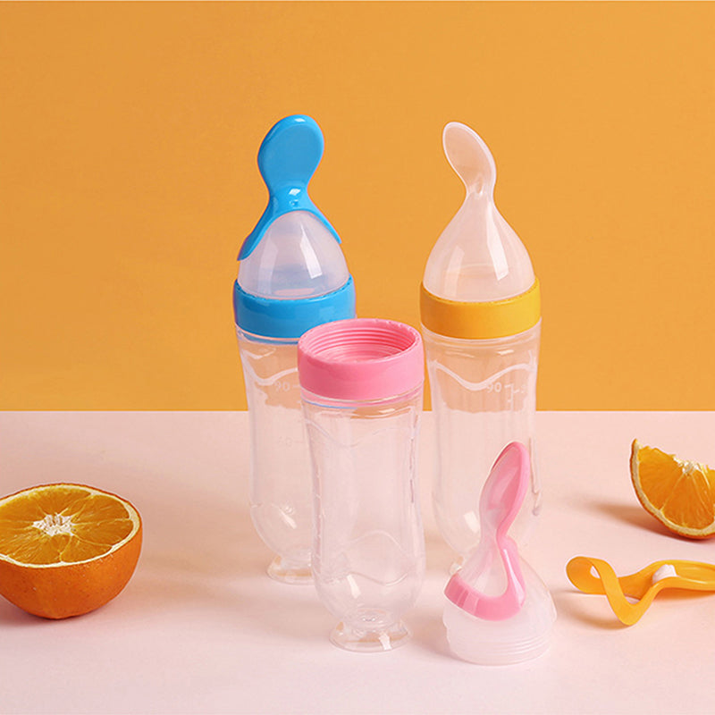 Baby Feeding Bottle With Spoon