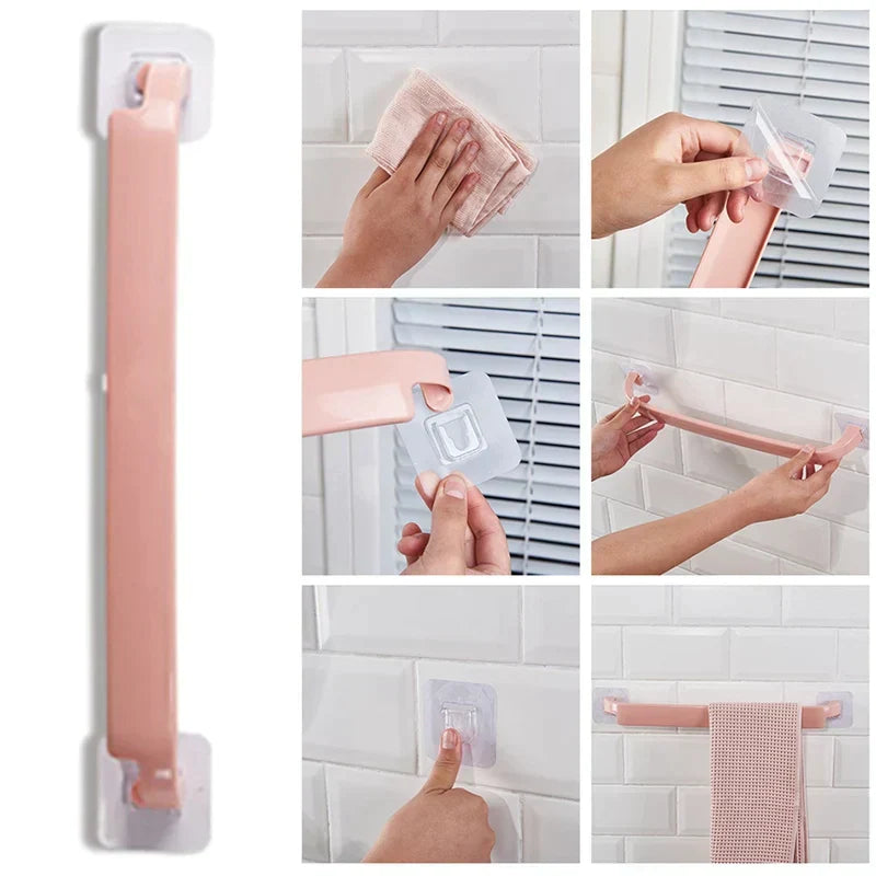 Towel Holder Rack Wall Mounted