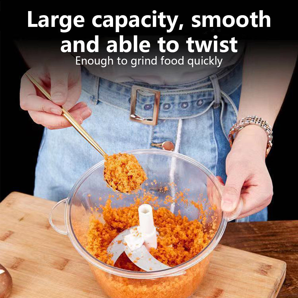 Manual Food Chopper Hand-Press