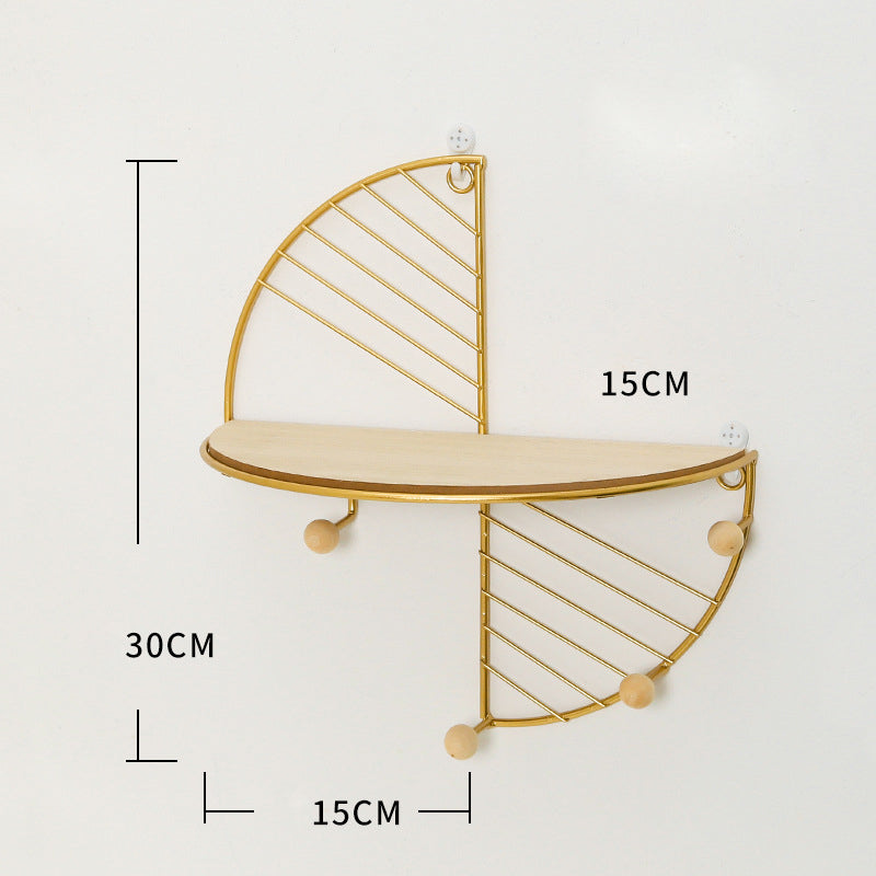 Creative Wall Storage Shelf With Hook