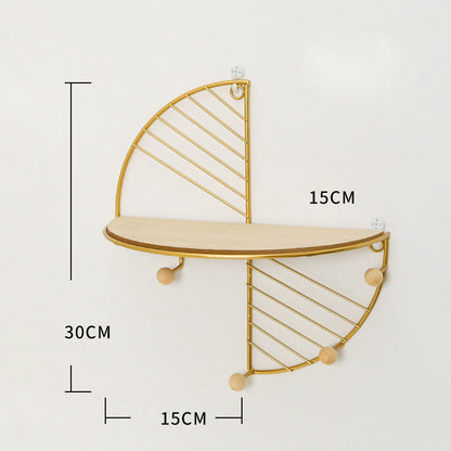 Creative Wall Storage Shelf With Hook