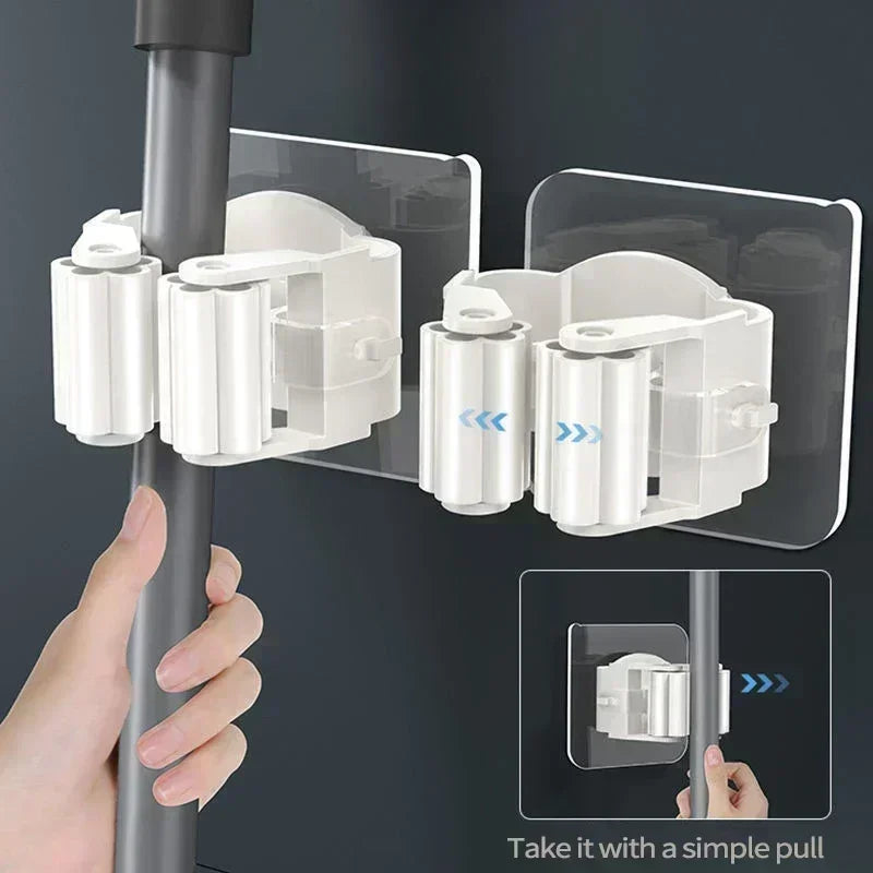 Broom Holder Wall Mounted
