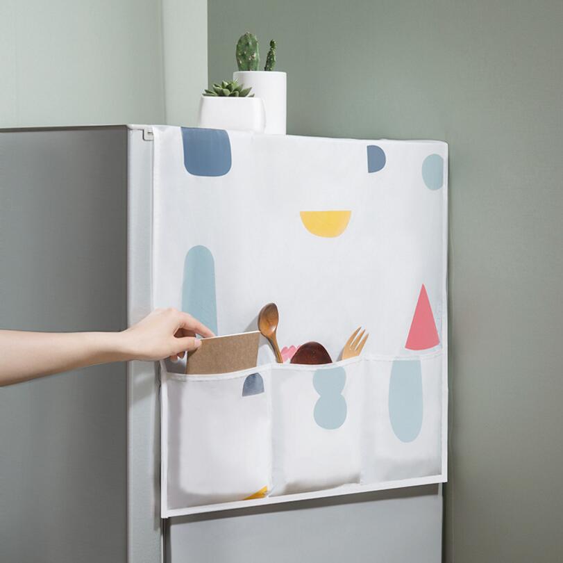 Fridge Cover With Pockets