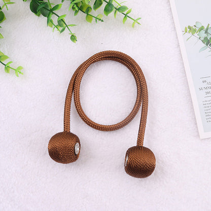 Magnetic Pearl Ball Curtain Tiebacks Clips 2Pcs