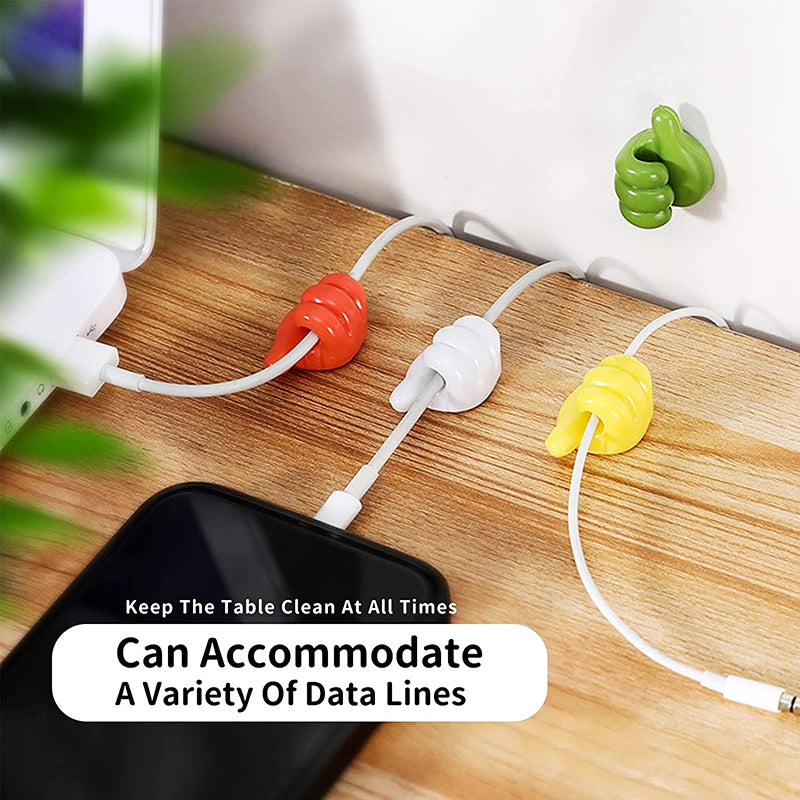Thumb Hook Cable Clip Holder Pack Of 10