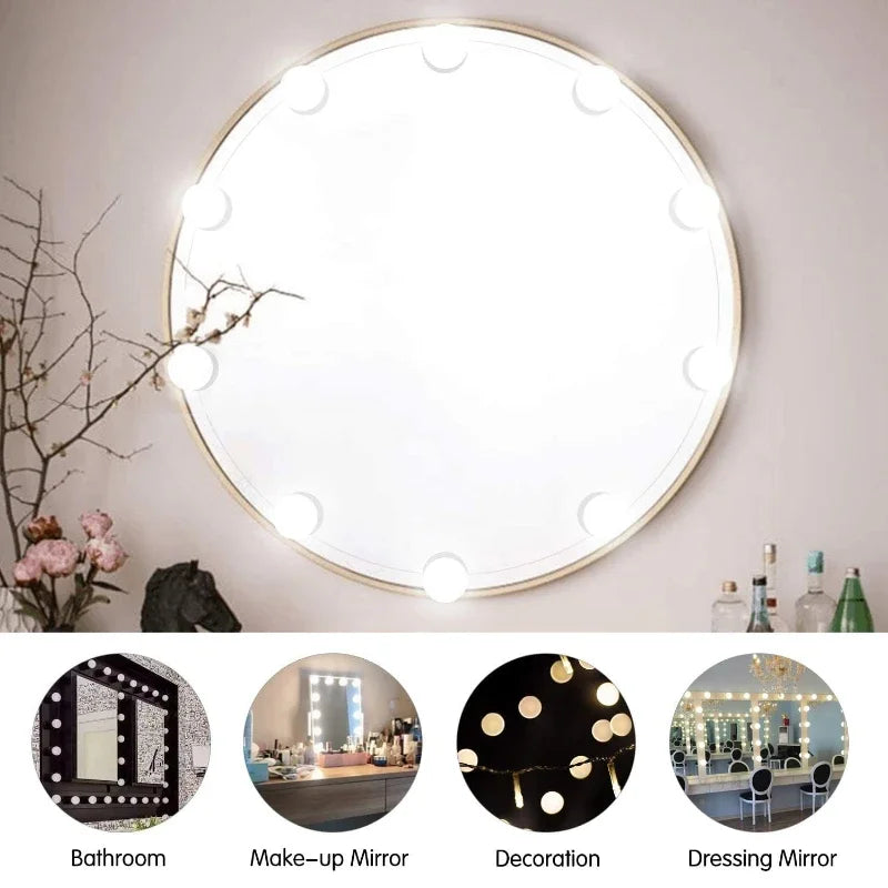 10 Bulb LED Vanity Mirror Lights