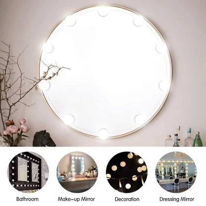 10 Bulb LED Vanity Mirror Lights