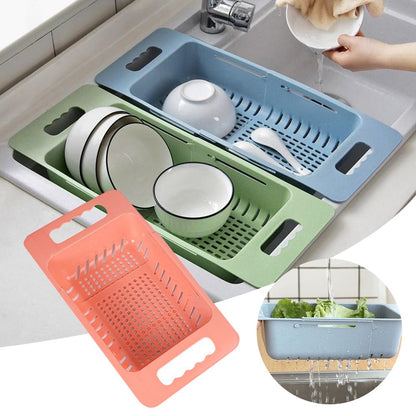 Over The Sink Dish Drainer Basket