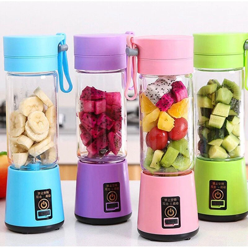 Portable Chargeable Travel Juicer Blender 6 Blade