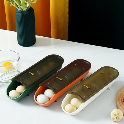 Refrigerator Rolling Egg Storage Box
