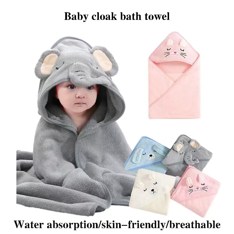 Kids Hooded Bath Soft Towel