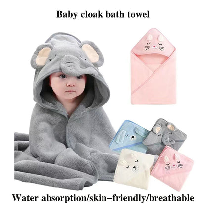 Kids Hooded Bath Soft Towel