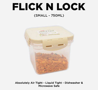 Flick n Lock Airtight Food Container (random size)