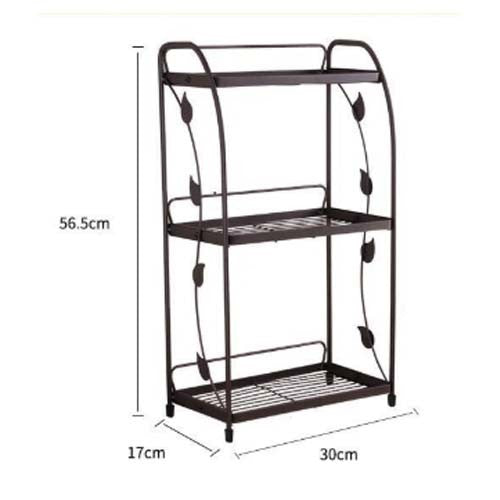 3 Layer Kitchen Iron Bronze Shelf
