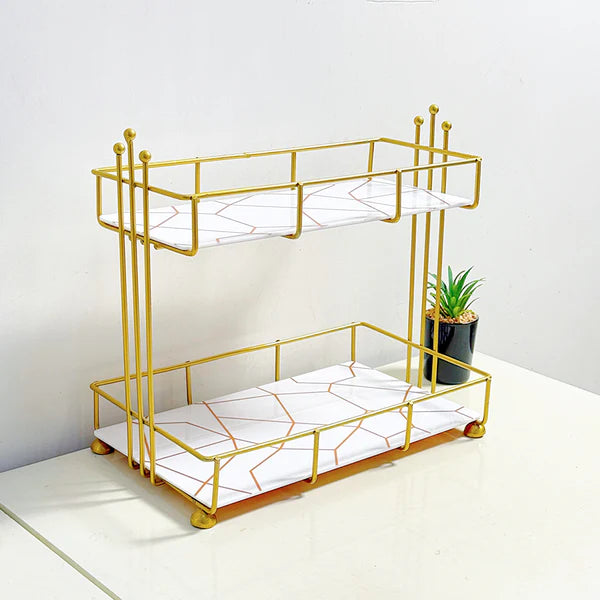 2-Tier Luxury Vanity Storage