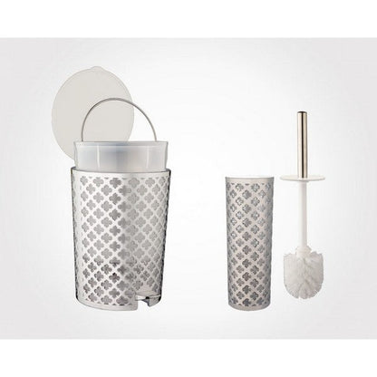 Limon Flower Design 6 Pcs Bathroom Set Product Code:1762