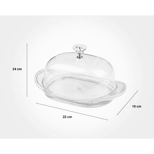 Limon Acrylic Butter Dish With Lid Product Code :1924