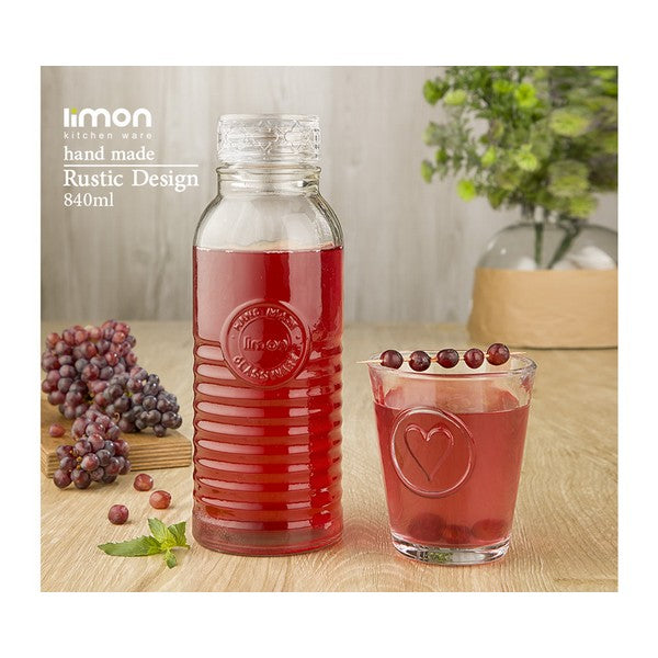 Limon Glass Water Bottle 840ML Product Code:1884