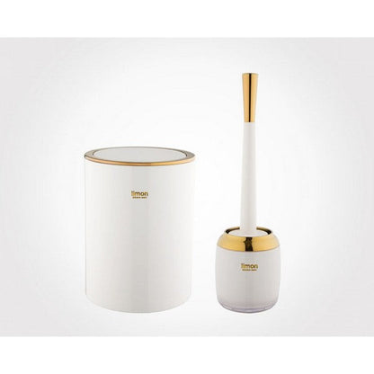 Limon Dustbin With Brush Product Code:1812