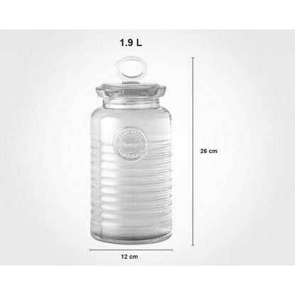 Limon Glass Jar 1.9LTR XL Size Product Code:1870