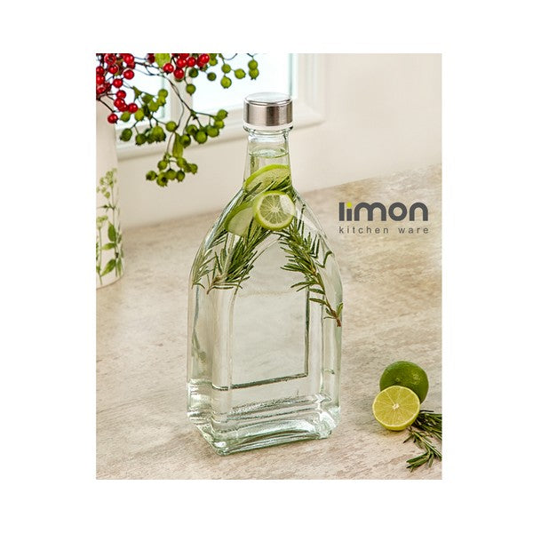 Limon Glass Bottle With Steel Lid 1 LTR Product Code:95400