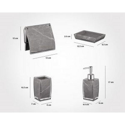 Limon 6 Pcs Classic Marble Design Bathroom Set Product Code:2023