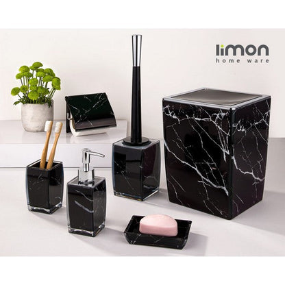 Limon 6 Pcs Classic Marble Design Bathroom Set Product Code:2023