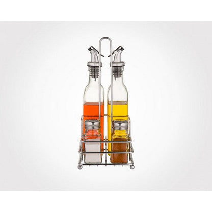 Limon Glass Sauce 4 Pcs Set With Stand Product Code: 2061