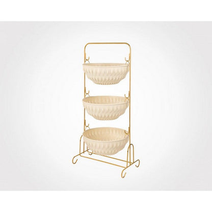 Limon 3 Floor Round Onion Rack With Stand Product Code :1080