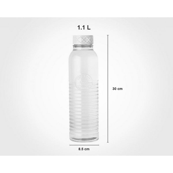 Limon Glass Water Bottle 1.1 LTR: Product Code1886