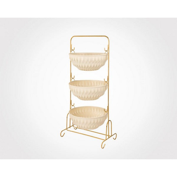 Limon 3 Floor Round Onion Rack With Stand Product Code :1080