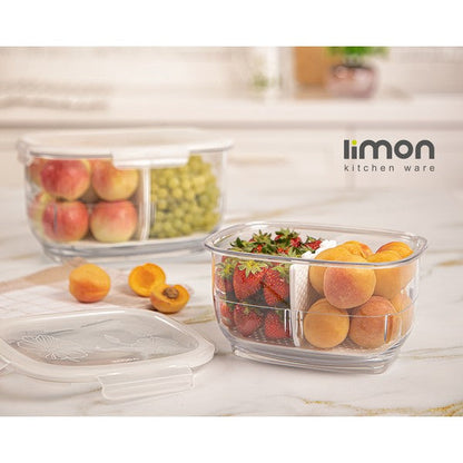Limon Acrylic Food Container With Lid Product Code:1830