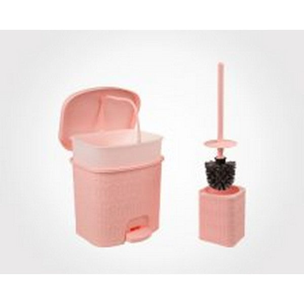 Limon Dustbin & Brush Set Product Code:1610