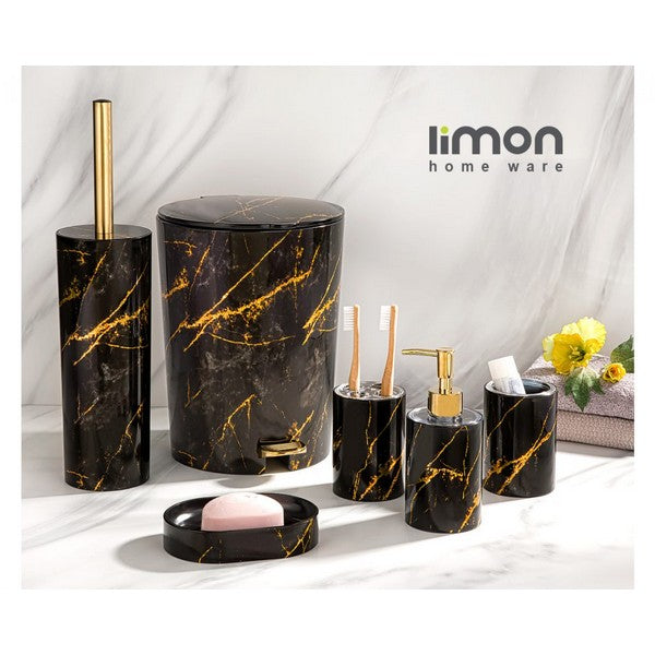Limon Bath Accessory Set Marble Design Product Code : 1902