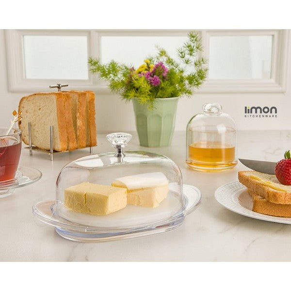 Limon Acrylic Butter Dish With Lid Product Code :1924