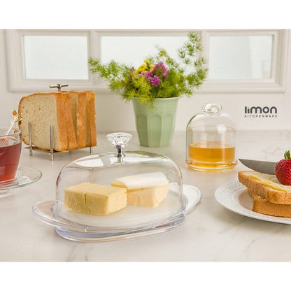 Limon Acrylic Butter Dish With Lid Product Code :1924