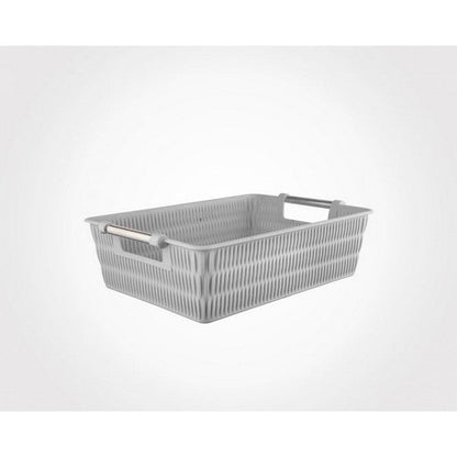 Limon Bamboo Basket With Steel Handle Medium Size Product Code : 1384