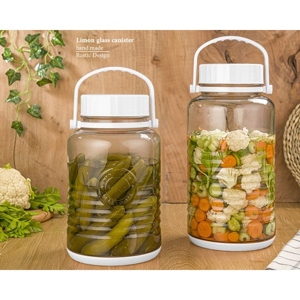 Limon Pickle Glass Cotainer 4 LTR Product Code:1943