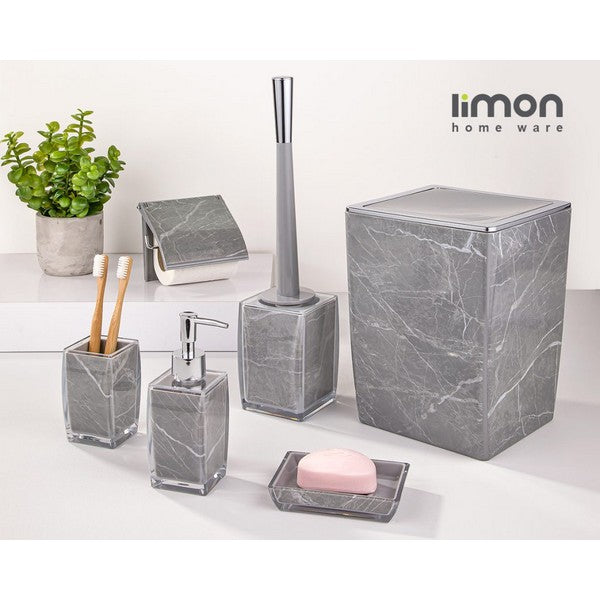 Limon 6 Pcs Classic Marble Design Bathroom Set Product Code:2023
