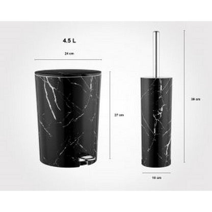 Limon Bath Accessory Set Marble Design Product Code : 1902