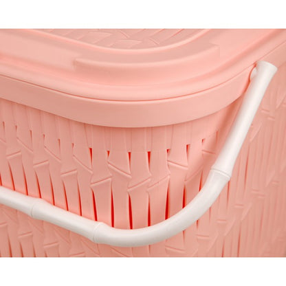 Limon Bamboo PIcnic Basket With Handle Product Code:1548
