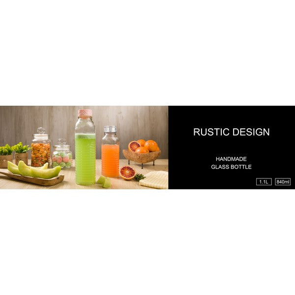 Limon Glass Water Bottle 1.1 LTR: Product Code1886