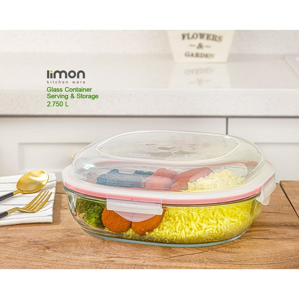 Limon Glass Container 1.250LTR Product Code:2013
