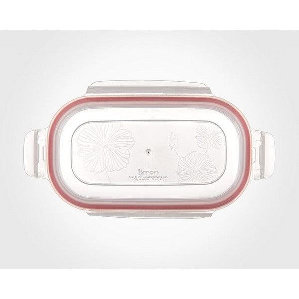 Limon Oval Glass Container 900ML Product Code: 2006