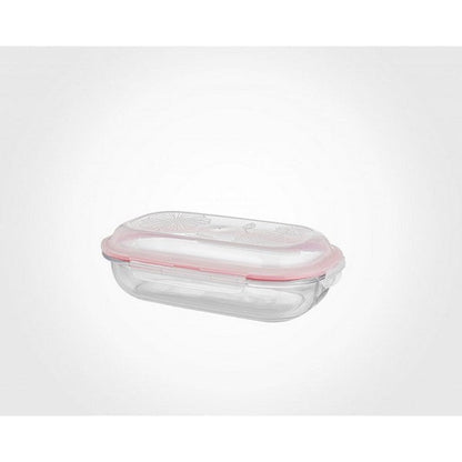 Limon Oval Glass Container 500ML Product Code: 2005