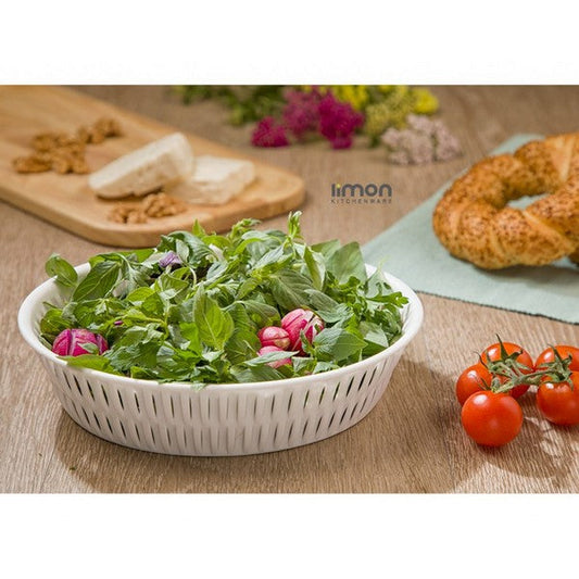 Limon Bamboo Oval Vegetable Basket Product Code :1590