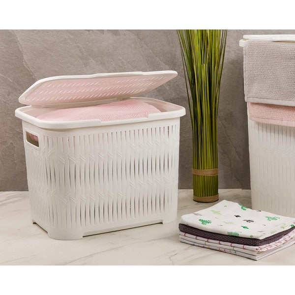 Limon Laundary Basket With Lid Small Size Product Code::1512
