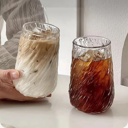 ICE DESIGN MUG TRANSPARENT GLASS