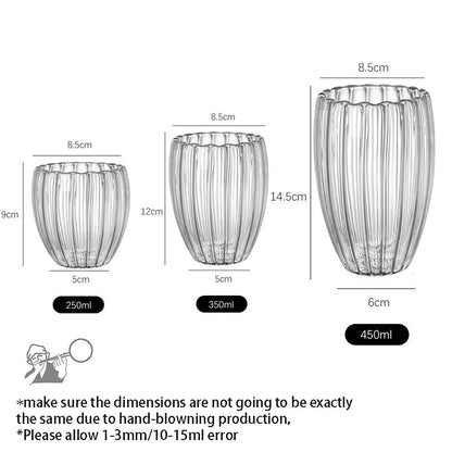 Double Walled Clear Glass Coffee Cup