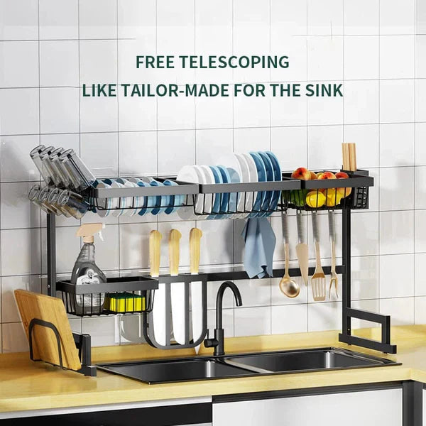 STAINLESS STEEL SINK DRAIN RACK